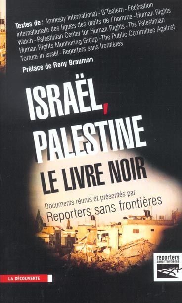 Emprunter Israël-Palestine, le livre noir livre