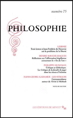 Emprunter Philosophie N° 75 Décembre 2002 livre