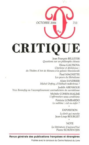Emprunter Critique N° 173, Octobre 2006 livre