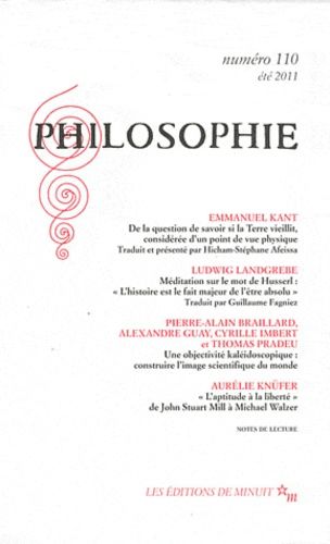 Emprunter Philosophie N° 110, été 2011 livre