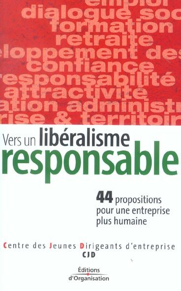 Emprunter Vers un libéralisme responsable. 44 propositions pour une économie plus humaine livre