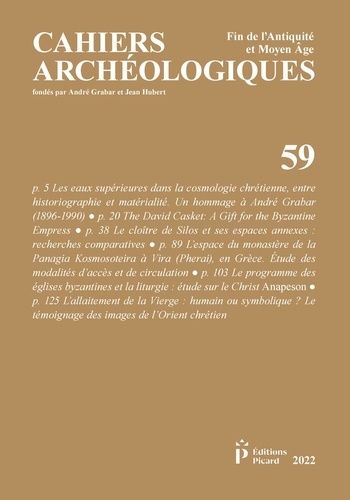 Emprunter Cahiers archéologiques N° 59 livre