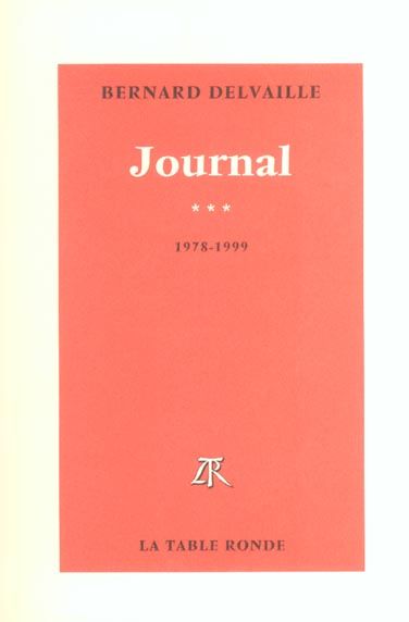 Emprunter Journal. Tome 3, 1978-1999 livre