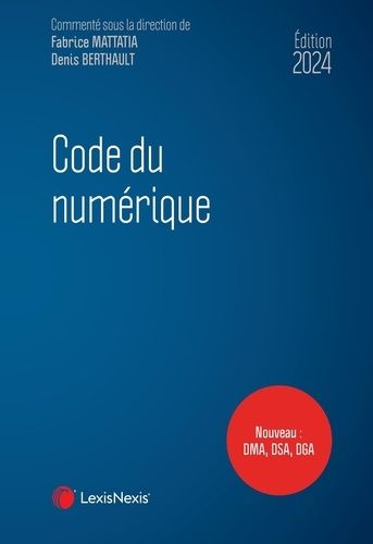 Emprunter Code du numérique. Edition 2024 livre