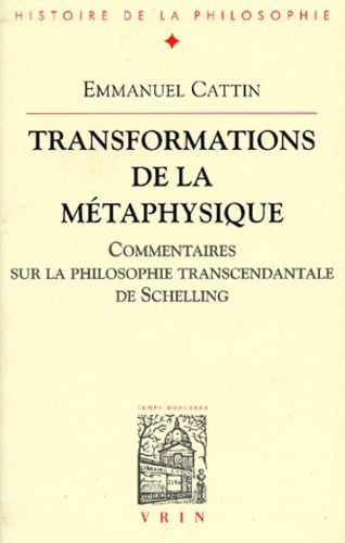 Emprunter Transformations de la métaphysique. / Commentaires sur la philosophie transcendantale de Schelling livre