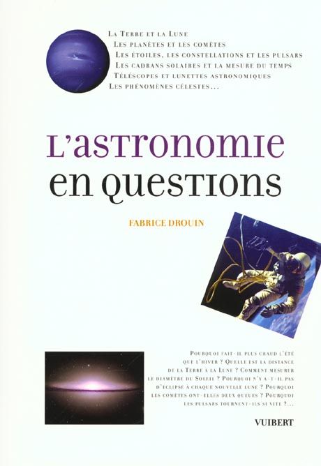 Emprunter L'astronomie en questions livre