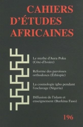 Emprunter Cahiers d'études africaines N° 196 livre