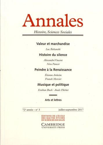 Emprunter Annales Histoire, Sciences Sociales N° 3, juillet-septembre 2017 livre