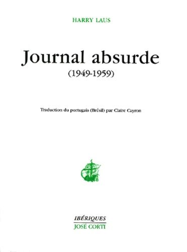 Emprunter Journal absurde (1949-1959) livre