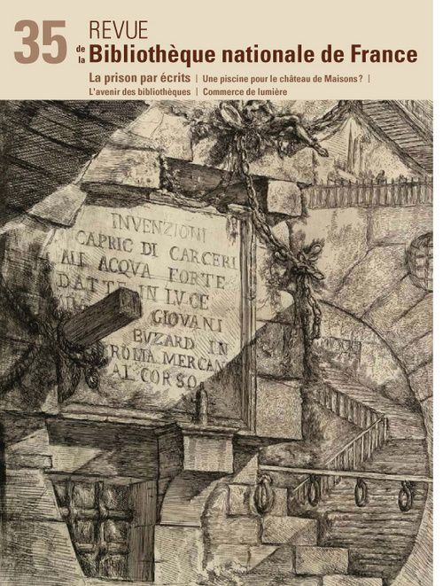 Emprunter Revue de la Bibliothèque nationale de France N° 35/2010 : La prison par écrits livre