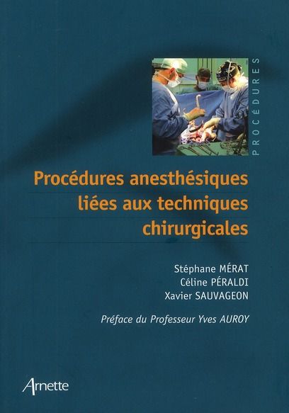 Emprunter Procédures anesthésiques liées aux techniques chirurgicales livre