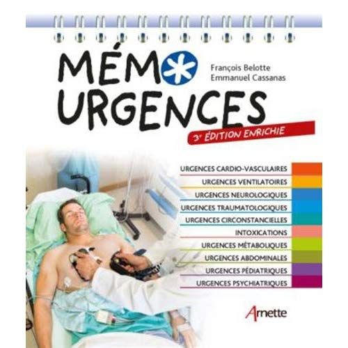 Emprunter Mémo urgences. 3e édition livre