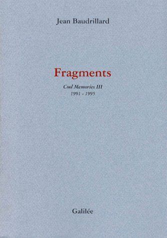 Emprunter FRAGMENTS. Cool Memories 3 1991-1995 livre