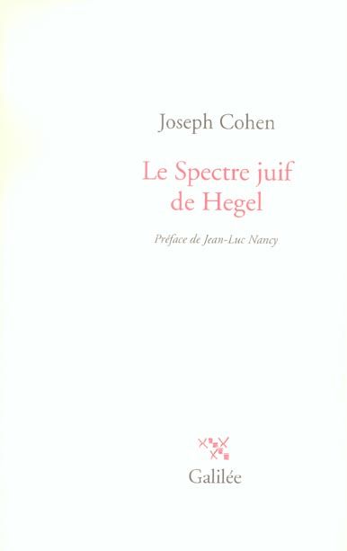 Emprunter Le Spectre juif de Hegel livre