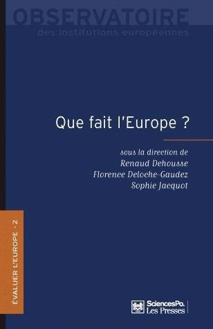 Emprunter Evaluer l'Europe. Tome 2, Que fait l'Europe ? livre