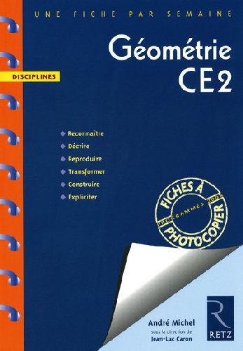 Emprunter Géométrie CE2. Programmes 2008 livre