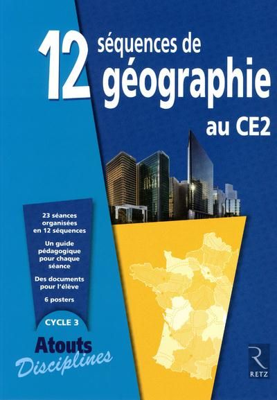 Emprunter 12 séquences de géographie au CE2 livre