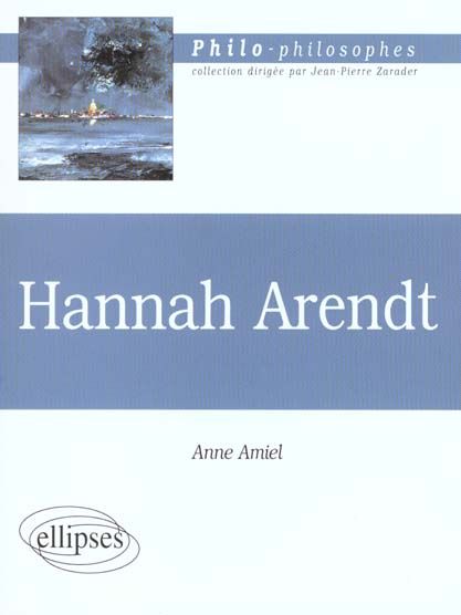 Emprunter Hanna Arendt livre