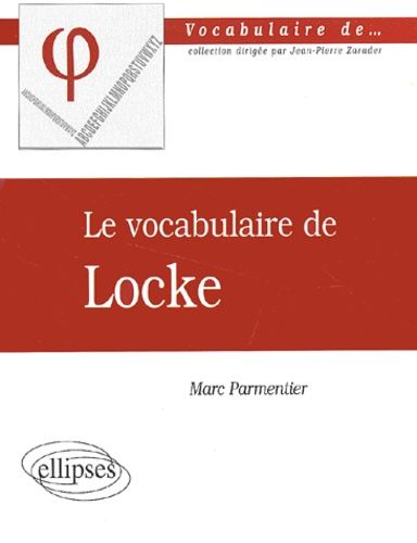 Emprunter Le vocabulaire de Locke livre