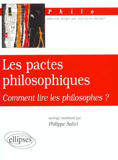Emprunter Les pactes philosophiques. Comment lire les philosophes ? livre