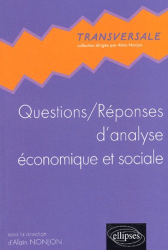Emprunter Questions/Réponses d'analyse économique et sociale livre