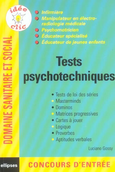 Emprunter Tests psychotechniques livre