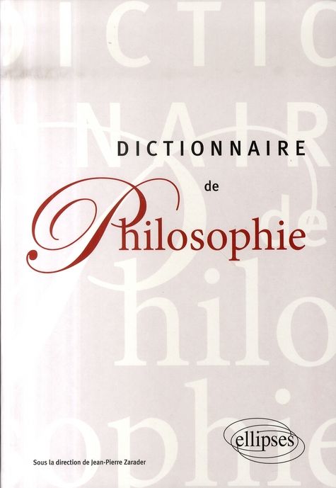 Emprunter Dictionnaire de Philosophie livre