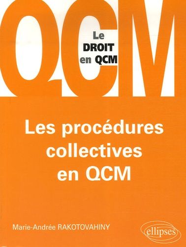 Emprunter Les procédures collectives en QCM livre