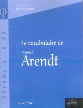 Emprunter Le vocabulaire de Hannah Arendt livre
