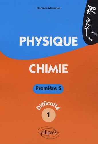 Emprunter Physique-Chimie 1e S. Niveau de difficulté 1 livre