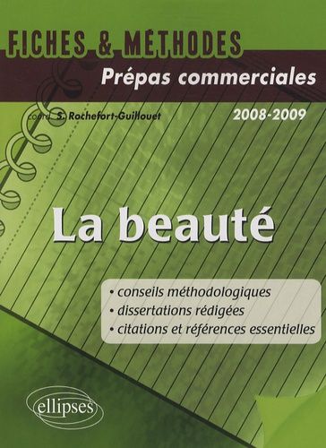 Emprunter La beauté. CPGE commerciales, Edition 2008-2009 livre