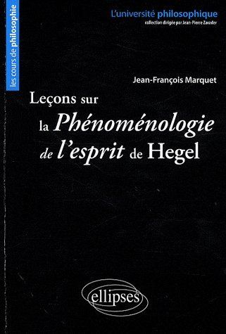 Emprunter Leçons sur la Phénomenologie de l'Esprit de Hegel livre