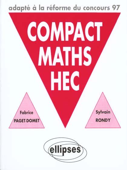 Emprunter Compact Maths HEC livre