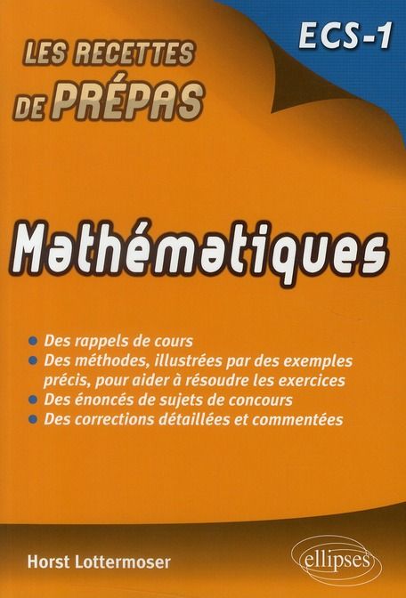 Emprunter Mathématiques ECS-1 livre
