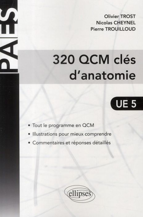 Emprunter 320 QCM clés d'anatomie UE 5 livre