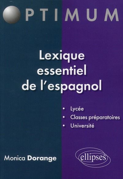 Emprunter Lexique essentiel de l'espagnol livre