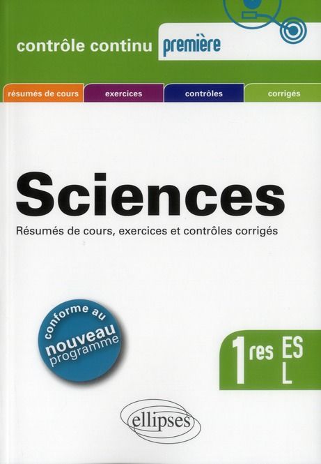 Emprunter Sciences 1res ES & L livre