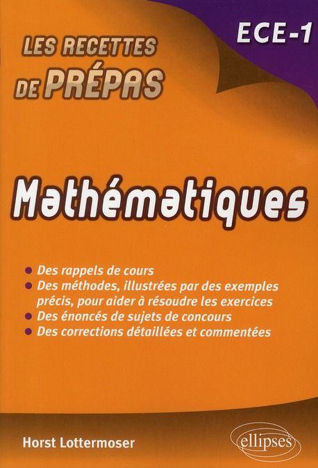 Emprunter Mathématiques ECE-1 livre