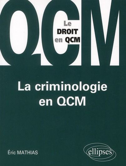 Emprunter La criminologie en QCM livre