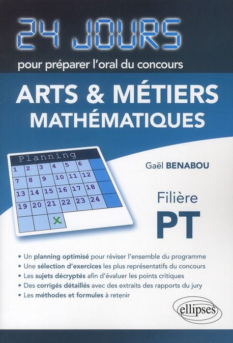 Emprunter Concours Arts et métiers filière PT Mathématiques livre