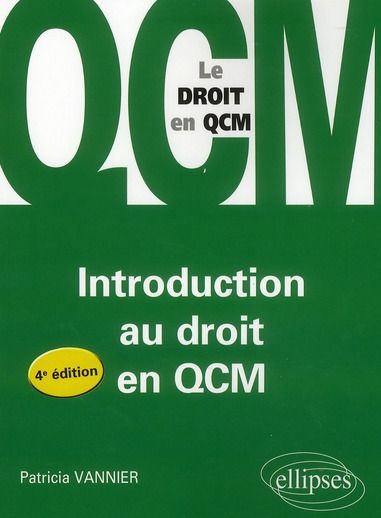 Emprunter Introduction au droit en QCM. 4e édition livre