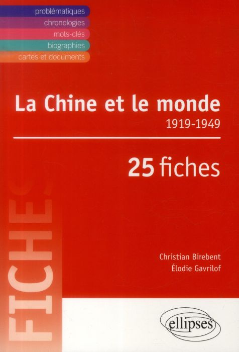Emprunter La Chine et le monde 1919-1949 en 25 fiches livre