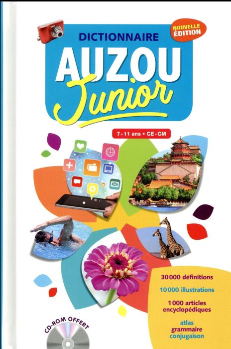 Emprunter Dictionnaire Auzou Junior. 7-11 ans CE-CM, Edition 2017, avec 1 CD-ROM livre