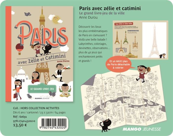 Emprunter Paris avec Zélie et Catimini livre