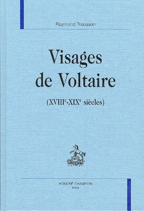 Emprunter VISAGES DE VOLTAIRE (XVIIIE-XIXE SIECLES) livre