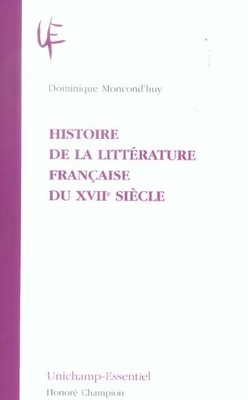 Emprunter Histoire de la littérature française du XVIIe siècle livre