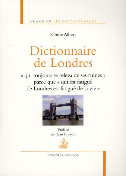 Emprunter Dictionnaire de Londres. 