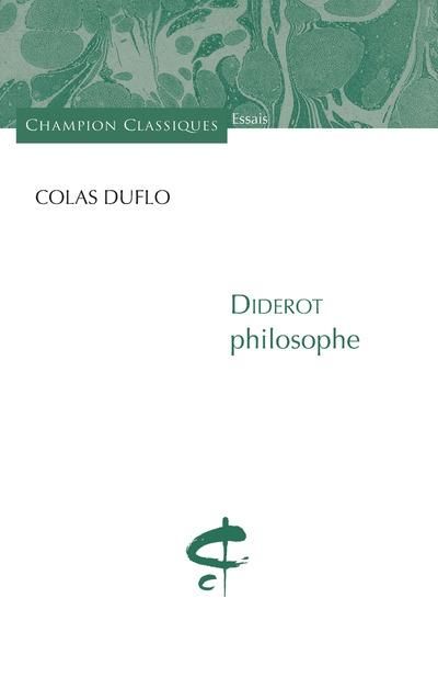 Emprunter Diderot philosophe livre