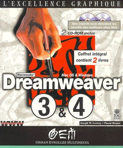 Emprunter Dreamweaver 3 & 4 coffret 2 volumes. Avec 2 CD-ROM livre