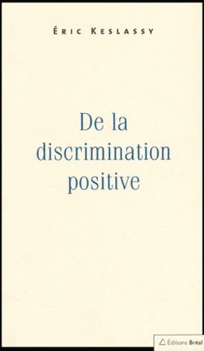 Emprunter De la discrimination positive livre